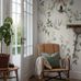 Цифровое панно для гостиной Midsummer Eve Grand White, арт 9755W от Borastapeter, где полевые цветы, такие как клевер, водосбор, вьюнок и колокольчики, вьются по стене, словно большая фреска в светлой пастельной палитре на кремово-белом фоне, делают восхитительной спальню, прихожую, гостиную или кухню. Закажите эти изысканные обои в интернет-магазине ODesign. Бесплатная доставка по всей России.