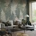 Интерьерное цифровое спальни Fern Forest Grand Green (арт. 9756W) от Borastapeter представляет собой утонченное произведение искусства. Его изящный ботанический орнамент напоминает пышный лес из папоротников, выполненный в естественных оттенках зеленого, синего, серого и бежевого. Фон выполнен в мягких серо-голубых тонах, что придает интерьеру особую гармонию. Эти изысканные обои идеально подойдут для спальни, прихожей, гостиной или кухни, создавая атмосферу уюта и спокойствия. Приобрести их можно в интернет-магазине ODesign с бесплатной доставкой по всей России.