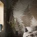 Цифровое панно для спальни Fern Forest Grand Brown (арт. 9757W) от Borastapeter представляет собой утонченное произведение искусства. Его изящный ботанический орнамент напоминает пышный лес из папоротников, выполненный в естественной цветовой гамме с листьями белого, бежевого и коричневого оттенков на серо-бежевом фоне, что придает интерьеру особую гармонию. Эти изысканные обои идеально подойдут для спальни, прихожей, гостиной или кухни, создавая атмосферу уюта и спокойствия. Приобрести их можно в интернет-магазине ODesign с бесплатной доставкой по всей России.