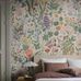 Цифровое панно для спальни Blomsterhav Grand White, арт. 9781W от Borastapeter — пышное изобилие цветов и ягод в разноцветной палитре на кремово-белом фоне в светлой цветовой гамме излучает радость и жизненную силу. Эти цветочные обои идеально подойдут для детской, спальни, кухни или прихожей, создавая романтичную атмосферу. Заказать их можно в интернет-магазине ODesign с бесплатной доставкой по всей России.