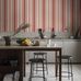 Цифровое панно для кухни Stockholm Stripe Pink, арт. 9790W от Borastapeter, классические полосатые обои в увеличенном масштабе. Полосы разной ширины четырех разных оттенков в мягкой, уютной цветовой гамме теплого розового, ярко-красного и кремово-белого цветов. Эти полосатые обои идеально подойдут для детской, спальни, кухни или прихожей, создавая динамичную атмосферу. Заказать их можно в интернет-магазине ODesign с бесплатной доставкой по всей России.