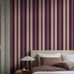 Цифровое панно для спальни Stockholm Stripe Bordeaux, арт. 9792W от Borastapeter, классические полосатые обои в увеличенном масштабе. Полосы разной ширины четырех разных оттенков придают строгому ритму узора живость и представлены в бежевых и бордовых тонах с яркими синими акцентами. Эти полосатые обои идеально подойдут для детской, спальни, кухни или прихожей, создавая динамичную атмосферу. Заказать их можно в интернет-магазине ODesign с бесплатной доставкой по всей России.