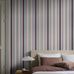 Цифровое панно для спальни Stockholm Stripe Grey, арт. 9793W от Borastapeter, классические полосатые обои в увеличенном масштабе. Полосы разной ширины четырех разных оттенков придают строгому ритму узора живость и представлены в небесно-серо-голубом, кремово-белом и бордовом цветах с узкими ярко-красными полосками в качестве акцента. Эти полосатые обои идеально подойдут для детской, спальни, кухни или прихожей, создавая динамичную атмосферу. Заказать их можно в интернет-магазине ODesign с бесплатной доставкой по всей России.
