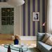 Цифровое панно для гостиной Bjärö Stripe Purple&Beige, арт. 9794W от Borastapeter, — это смелые графические обои с широкими полосами — классика с изюминкой в бежево-льняном и приглушенно-синем цветах — элегантная, сдержанная цветовая палитра. Эти полосатые обои идеально подойдут для детской, спальни, кухни или прихожей, создавая динамичную атмосферу. Заказать их можно в интернет-магазине ODesign с бесплатной доставкой по всей России.
