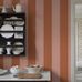 Цифровое панно для кухни Bjärö Stripe Orange&Pink, арт. 9795W от Borastapeter, — это смелые графические обои с широкими полосами — классика с изюминкой в светло-персиковом и приглушенно-оранжевом цветах — элегантная, сдержанная цветовая палитра. Эти полосатые обои идеально подойдут для детской, спальни, кухни или прихожей, создавая динамичную атмосферу. Заказать их можно в интернет-магазине ODesign с бесплатной доставкой по всей России.