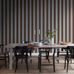Цифровое панно для столовой Båstad Stripe Blue&Brown, арт. 9801W от Borastapeter, — полосатые обои представлены в мягкой цветовой гамме с полосами землисто-коричневого и холодным, воздушным голубым. Эти классические обои идеально подойдут для детской, спальни, кухни или прихожей, создавая динамичную атмосферу. Заказать их можно в интернет-магазине ODesign с бесплатной доставкой по всей России.