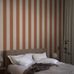 Цифровое панно для спальни Båstad Stripe Terra&Beige, арт. 9802W от Borastapeter, — полосатые обои представлены в мягких терракотовых и кремово-белых тонах. Эти классические обои идеально подойдут для детской, спальни, кухни или прихожей, создавая динамичную атмосферу. Заказать их можно в интернет-магазине ODesign с бесплатной доставкой по всей России.