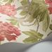Обои Bourlie от Cole & Son с пышным цветочным рисунком в манере вощёного ситца с изображением распустившихся рододендронов в оттенках кораллового и оливкового. Обои для спальни, гостиной купить в Москве, большой ассортимент.