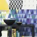 Флизелиновые обои из Швеции коллекции Scandinavian Designers  от Borastapeter, с рисунком под названием Pythagoras Психоделические обои  сразу приковывают к себе все внимание без остатка – ярким цветом и потрясающей геометрией оплата онлайн, Шведские обои в интернет-магазине, большой выбор, стильные обои