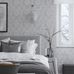 Флизелиновые обои из Швеции коллекция JUBILEUM от Borastapeter под названием HELENA. Классический рисунок в серых тонах на потертом фоне. Обои для спальни, обои для гостиной, обои для кабинета. Онлайн оплата, бесплатная доставка, салон обоев Одизайн