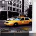 Нотки урбанизма в интерьере с фотообоями Rush hour, Mr Perswall. изображающими желтое такси на фоне черно-белого города. Фотообои для стен в наличии и на заказ в салонах ОДизайн, большой ассортимент.