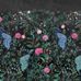 Фотопанно Chinoiserie - Ink Black, Mr Perswall с эффектом ручной росписи. Завораживающие красочные листья, цветы и павлины на драматичном черном фоне. Выбрать, заказать фотопанно в интернет-магазине, онлайн-оплата.