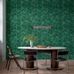 Фотообои Modern Marble - Jade Green, Mr Perswall с имитацией плитки нефритово-зеленого цвета в интерьере. Купить фотообои для стен в Москве, салоны обоев, большой ассортимент.