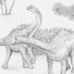 Фотообои Dinosaurs - White из коллекции Mr Perswall "Imaginarium",арт. P280116-4.Невероятные, детально прорисованные динозавры юрского периода в в технике карандашных эскизов Заказать обои.Большой ассортимент.Недорого.Купить в Москве.