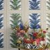 Обои 1004/02, с синим растительным орнаментом на фоне белого цвета в каталоге Christian Lacroix