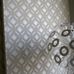 Фрагмент флоковых обоев в перспективе арт. PDG1053/01  из коллекции Mandora от Designers Guild, Великобритания с современным геометрическим рисунком молочного цвета на серебристом фоне. Заказать в салоне обоев в Москве, большой ассортимент, бесплатная доставка