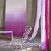 Фрагмент фотопанно в интерьере арт. PDG1059/05  из коллекции Mandora от Designers Guild, Великобритания с градиентной растяжкой в фиолетово-розовых оттенках. Заказать в шоу-руме обоев в Москве, онлайн оплата