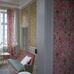 Дизайнерские обои Issoria для гостиной с мотылями и бабочками на фоне цвета пергамента из коллекции Jardin Des Plantes от Designers guild,пр-во Великобритания в салоне обоев в Москве в интерьере