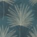 Выбрать обои в гостиную Mitende арт. 112226 из коллекции Mirador, Harlequin с рисунком из крупных пальмовых листьев на темно-синем фоне на сайте odesign.ru.