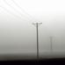 Фотообои арт. DM312-1 Mr. Perswall в черно-белых тонах с изображением перспективы из столбов электропередач окутанных густым туманом. Купить фотообои  Mr. Perswall в Москве, большой ассортимент, оплата онлайн, бесплатная доставка