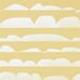 Выбрать обои для ремонта квартиры арт. 112012 дизайн Haiku из коллекции Zanzibar от Scion, Великобритания с  принтом в виде графических облаков белого цвета на горчичном фоне на сайте Odesign.ru