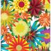 Цветочные обои с хризантемами  art P031205-2 цифровая печать на флизелине Mr Perswall Швеция