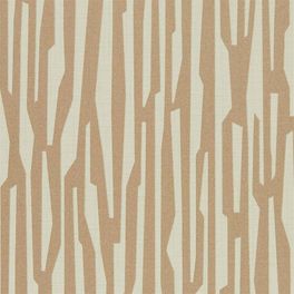 Заказать дизайнерские обои на основе флизелина для гостинной 112169 из коллекции Momentum 6 от  Harlequin с абстрактным рисунком в золотых тонах на бежевом фоне со стеклярусом с бесплатной доставкой до дома