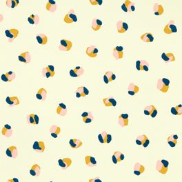 Английские бумажные обои Leopard Dots, артикул 112812, из каталога Garden of Eden от Scion с узором в горошек имитирующем пятна леопарда на песочном фоне.