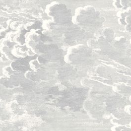 Купить английские флизелиновые обои Cole & Son® Fornasetti Senza Tempo Арт.114/28055. Обои с изображением облаков на белом фоне.Обои для спальни, большой ассортимент.