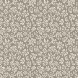 Обои для стен Savanna Shell от Cole & Son в оттенках серебра и серо-коричневого с перламутровым блеском, узор которых напоминает рисунок на панцире леопардовой черепахи. Выбрать обои в интернет-магазине.