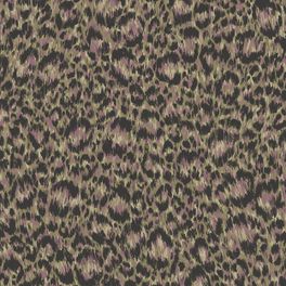 Купить премиальные обои Hand-Painted Leopard  Moss & Mauve арт. 130/4011 от Cole&Son, каталог Cole&Son x Vivienne Westwood. Необычный анималистичный узор во мховом и лиловом цвете. Стилизованный леопардовый рисунок трафаретной печати в бунтарском духе.