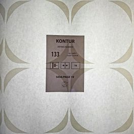 Заказ обоев под покраску 133 из коллекции Kontur 15 от Eco Wallpaper, с современным геометрическим узором из прерывистых кругов