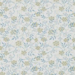 Подобрать бумажные обои для спальни  арт. 216808 Jasmine из коллекции Compilation Wallpaper от Morris с изображением цветка жасмина в пастельных тонах в интернет магазине.