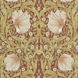 Дизайнерские обои для гостиной Pimpernel арт. 216845 с крупным цветочным принтом из коллекции Compilation Wallpaper от Morris заказать в интернет-магазине.