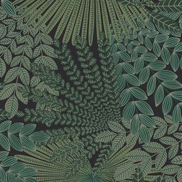 Обои Velvet Leaves с насыщенно-зеленым лиственным узором превратят ваш дом в завораживающие ночные джунгли.
Такой орнамент и палитра прекрасно помогают успокоиться и сосредоточиться. Дизайнерские обои в ассортименте на сайте odesign.ru.