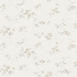 Обои для спальни  Vintage Rose из каталога Dreamy Escape, арт 4258, пр-во Швеция, с рисунком элегантной розы.
