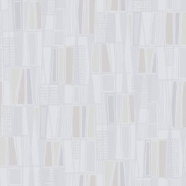 Флизелиновые обои из Швеции коллекция JUBILEUM от Borastapeter под названием RETRO. Винтажный, геометрический рисунок в серых и светло-бежевых оттенках на светлом фоне. Обои для кухни, обои для коридора, обои для гостиной. Оплата онлайн, бесплатная доставку, купить обои в салоне Одизайн