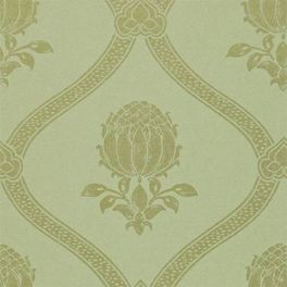 Заказать английские бумажные обои Granada Eggshell/Gold от Morris & Co, коллекция Compendium II, артикул 210433