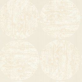 Обои арт. 69/5117. Гравированные диски (круги)  луны, в сочетании белого с кремовым на фоне дымчато - серого цвета. Подобрать обои, обои в квартиру, флизелиновые обои