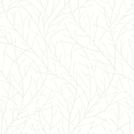 Тонкие линии вырисовываются в изящные ветви деревьев.Шведские обои из коллекции Eco "White & Light" арт.7177.Заказать в интернет-магазине. Бесплатная доставка.Большой выбор обоев. Экологичные обои