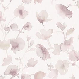 Воздушный рисунок обоев Dawn изображает выполненные в розовом оттенке парящие цветы нарисованные акварельными красками. Шведские обои купить, салон обоев ОДизайн, в интернет-магазине, бесплатная доставка, оплата онлайн, большой ассортимент