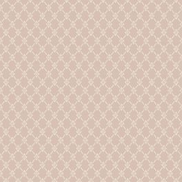 Раппорт флизелиновых обоев Boråstapeter Herman Pink (арт. 8730). Геометрический цветочный узор с милыми маленькими цветочными квадратиками в светло-бежевых и ржаво-красных тонах на светло-пыльно-розовом фоне. Коллекция Herrgård от Boråstapeter.