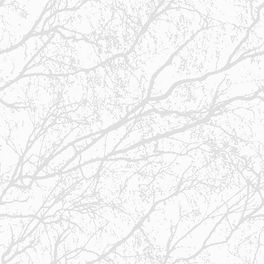 Флизелиновые обои из Швеции коллекция DECORAMA EASY UP 2019 от ECO WALLPAPER. Необычный узор напоминающий силуэт ветвей деревьев серого цвета на белом фоне. Обои для кухни, обои для спальни, обои для гостиной. Бесплатная доставка, онлайн оплата, большой ассортимент