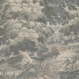 Цифровые обои для стен Tapestry Landscape Grey, арт. 9667W от Borastapeter с пышными деревьями, колышущейся травой и нежными полевыми цветами выполнены в мягких оттенках зеленого, бежевого, серого и не совсем белого. Заказать в интернет-магазине ODesign с бесплатной доставкой по всей России.