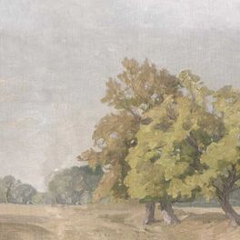 Цифровое панно для стен Hedgerow Landscape Green, арт. 9669W от Borastapeter, с пейзажем обширных лугов и высокими деревьями, написанного маслом, представлено теплыми, приглушенными тонами зеленого, бежевого, коричневого и светло-серо-голубого цветов. Заказать в интернет-магазине ODesign с бесплатной доставкой по всей России.