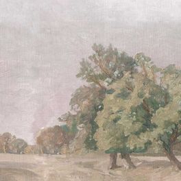 Цифровое панно для стен Hedgerow Landscape Grey, арт. 9669W от Borastapeter, с пейзажем обширных лугов и высокими деревьями, написанного маслом, представлено в теплых приглушенных тонах пудрового розового, сиреневого и серого. Заказать в интернет-магазине ODesign с бесплатной доставкой по всей России.
