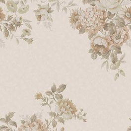 Цифровое панно для стен Hortensia Grand Beige, арт 9714W от Borastapeter – фотообои, на которых гортензия, георгин и роза переплетаются в узоре в теплых приглушенных тонах абрикосово-розового, коричневого, теплого зеленого, светло-серо-зеленого и кремового на фоне цвета яичной скорлупы. Закажите эти изысканные обои в интернет-магазине ODesign. Бесплатная доставка по всей России.