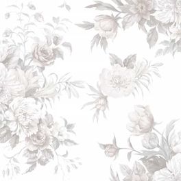 Цифровое панно для стен Floral Charm Grand Grey, арт 9720W от Borastapeter – фотообои, на которых нарисованы вручную цветочные букеты в пудровых оттенках розового и абрикосового с листвой в приглушенных серых, бежевых и зеленых тонах. Фон выполнен в мягком белом оттенке. Закажите эти изысканные обои в интернет-магазине ODesign. Бесплатная доставка по всей России.