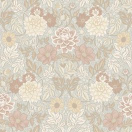 Цифровое панно для стен Dahlia Garden Grand Light Beige, арт 9723W от Borastapeter – великолепные георгины и нежная листва в мягких теплых оттенках розового, бежевого, желтого и коричневого на светло-серо-голубом фоне. Закажите эти изысканные обои в интернет-магазине ODesign. Бесплатная доставка по всей России.