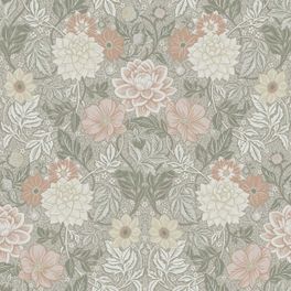 Цифровое панно для стен Dahlia Garden Grand Green&Beige, арт 9727W от Borastapeter – великолепные георгины и нежная листва в мягкой приглушенной палитре розово-красного, бледно-желтого и серо-зеленого на бежевом фоне. Закажите эти изысканные обои в интернет-магазине ODesign. Бесплатная доставка по всей России.